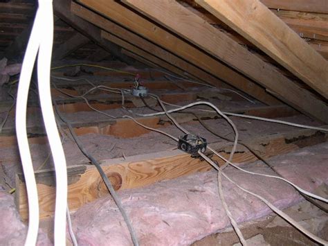 how to insulate a junction box|attic junction box fittings.